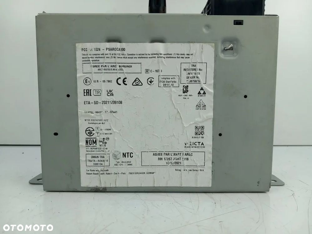 radio nawigacja jumpy iii expert iii vivaro c proace ii scudo 2023r 9847854380 - 4