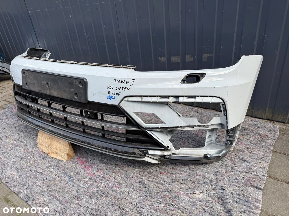 ZDERZAK VW TIGUAN R-LINE ORYGINAŁ CAŁY PRZED LIFT - 2