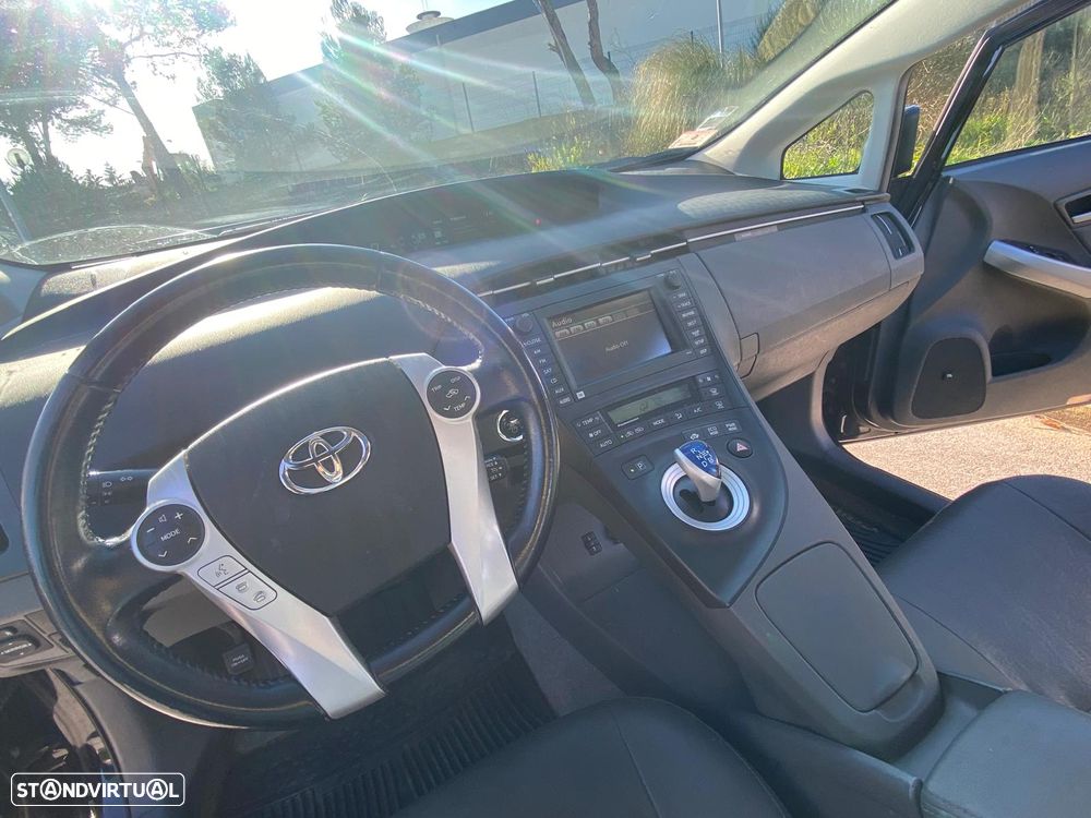 Toyota Prius 1.8 Premium+Pele+GPS - 11