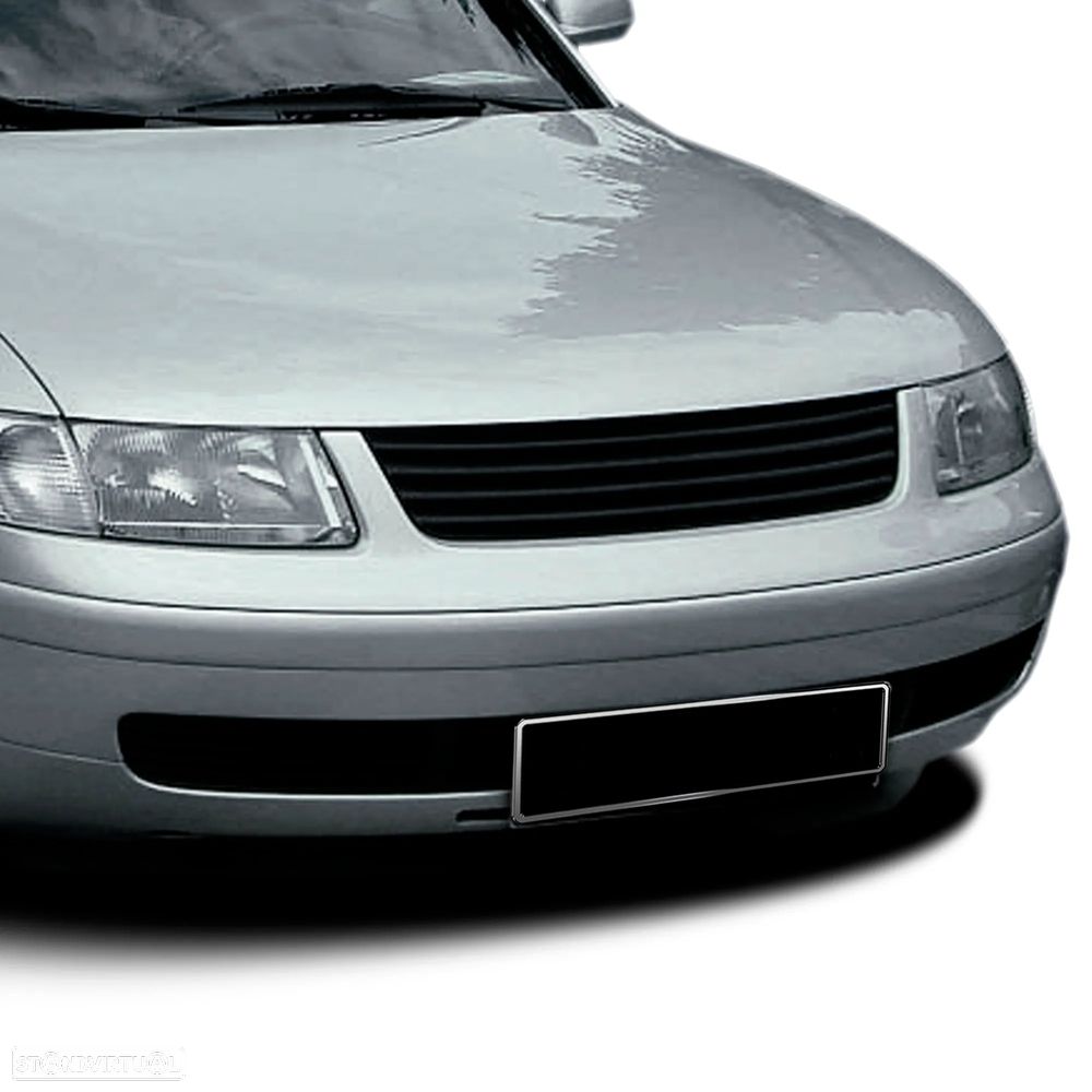 Grelha frontal sem símbolo para VW Passat 3B 1996-2000 em plástico ABS - 2