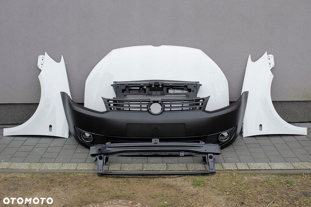 MASKA POKRYWA SILNIKA VW VOLKSWAGEN CADDY 2K 10-15 KOLOR BIAŁY LB9A IDEAŁ - 5