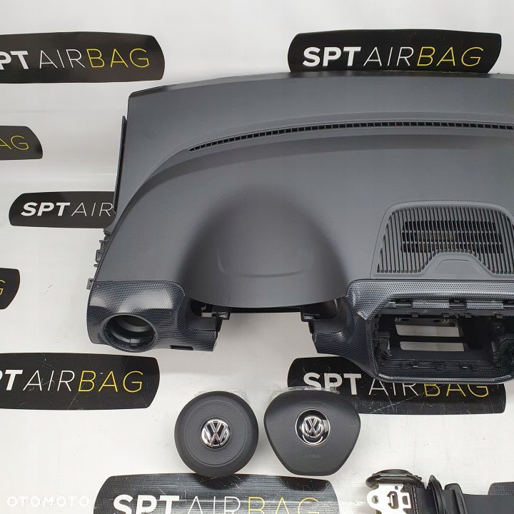 VW UP! UP LIFT DESKA ROZDZIELCZA KONSOLA KOKPIT PULPIT PODUSZKI AIRBAG AIR BAG PASY KIT SET - 2