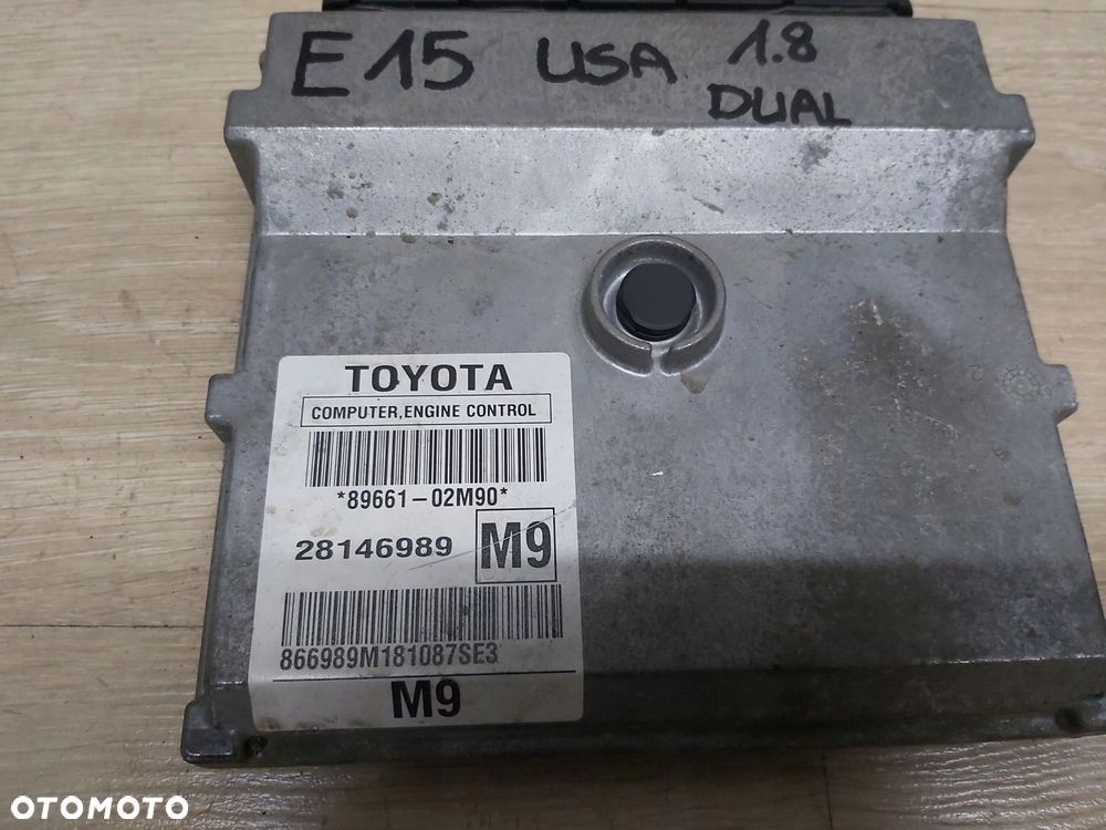Toyota Corolla E15 1,8 automat komputer silnika kluczyk zestaw odpalenia - 2