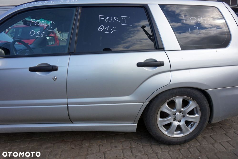 DRZWI TYLNE LEWE FORESTER II SG LIFT 01G  SREBRNY SUBARU 2006-2008 - 2