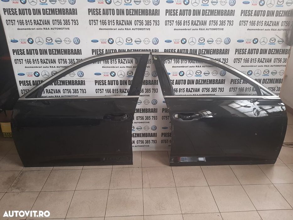 Usi Usa Portiera Stanga Dreapta Fata Audi A6 4K C8 An 2018-2022 Negre Cu Defect-Mici Urme De Lovitu - 1