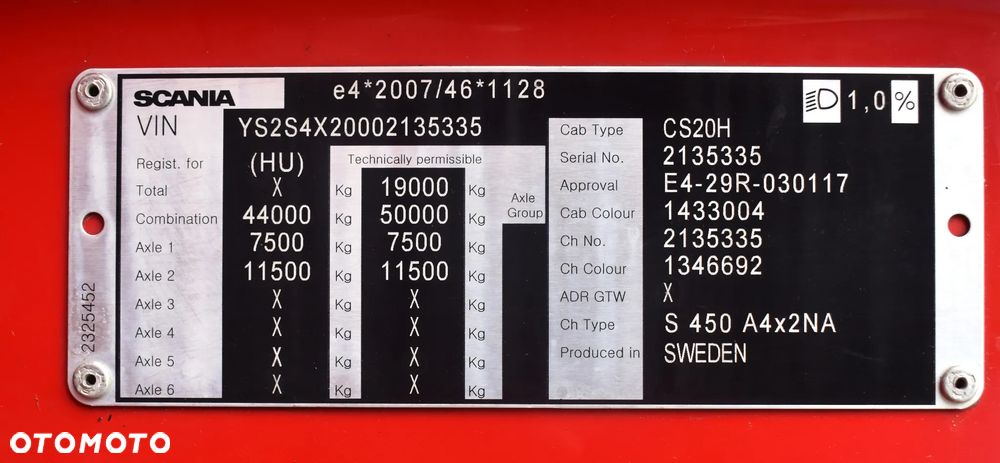 Scania S 450 - 9