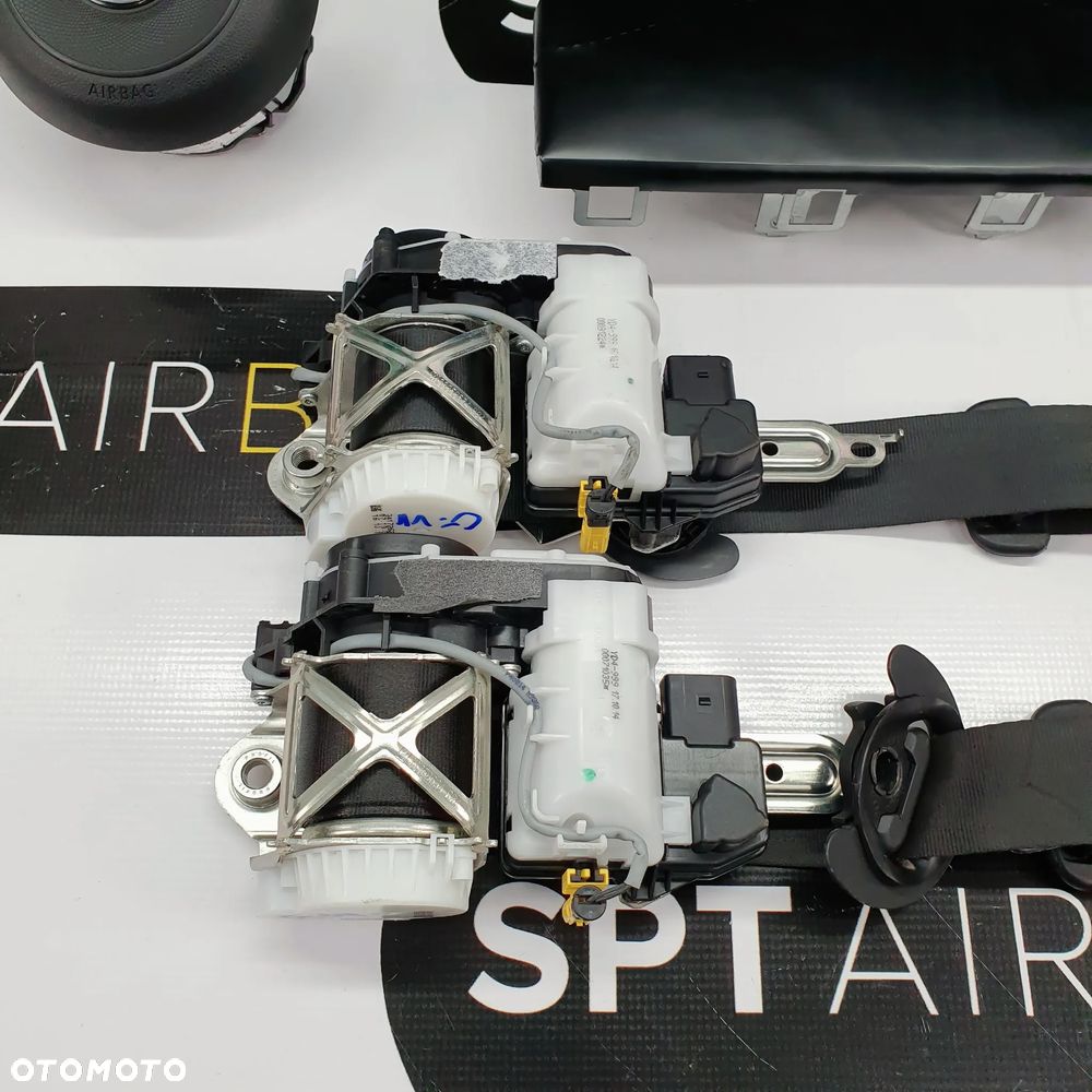 VW GOLF VII 7 DESKA ROZDZIELCZA KONSOLA KOKPIT PULPIT PODUSZKI AIRBAG AIR BAG PASY KIT SET - 8