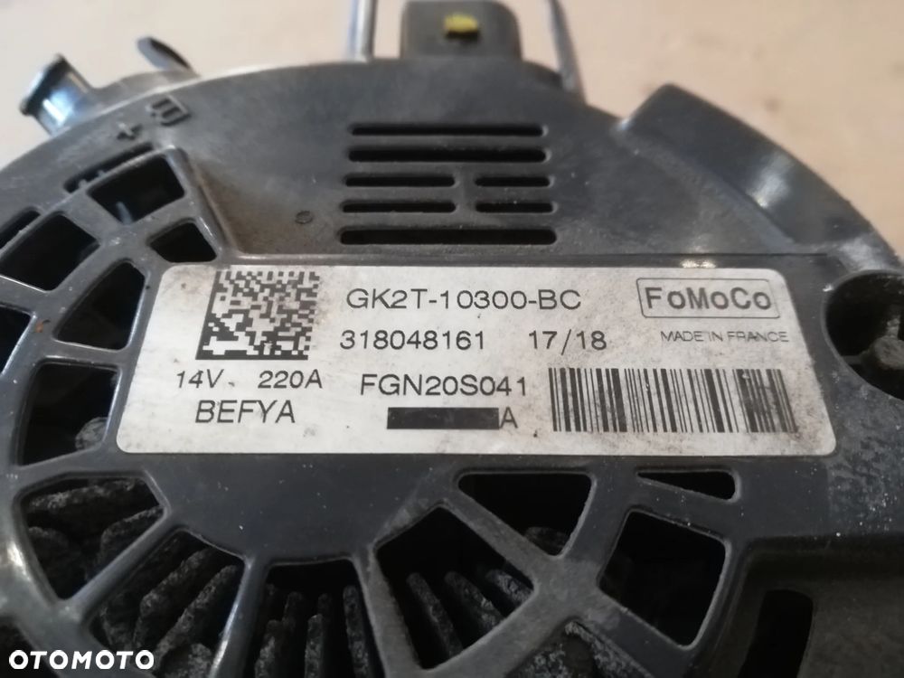 FORD TRANSIT CUSTOM 2.0 TDCI MK8 LIFT alternator oryginał GK2T-10300-BC - 2