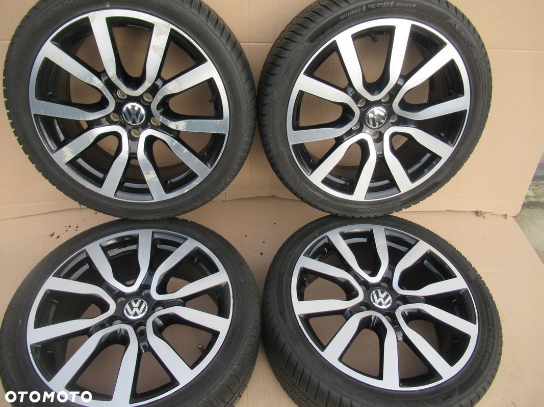 ALU+OPONY ZIMA R18 VW GOLF 5,6,7, PASSAT,JETTA,CADDY,A3,SKODA OCTAVIA,LEON - 1