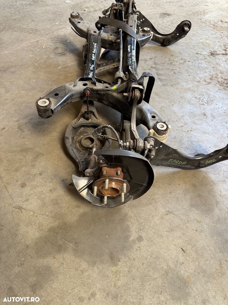 Punte spate completa MAZDA 6 an 2013-2019 completa cu brate si fuzete fara rugina - 5