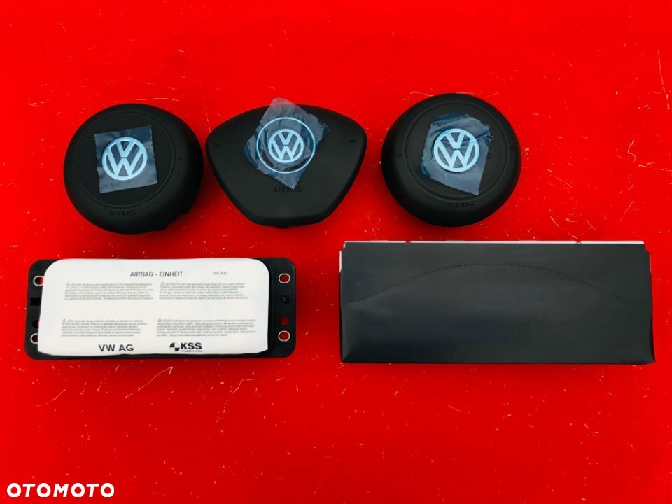 VW GOLF 7 VII 5G PODUSZKA POWIETRZNA KIEROWCY PASAŻERA KOLANOWA PASY PODUSZKI POWIETRZNE SPORTSVAN - 2