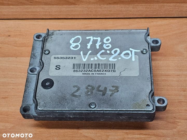STEROWNIK KOMPUTER SILNKA OPEL VECTRA C SIGNUM 2.0 TURBO 55353231 PIN - 2