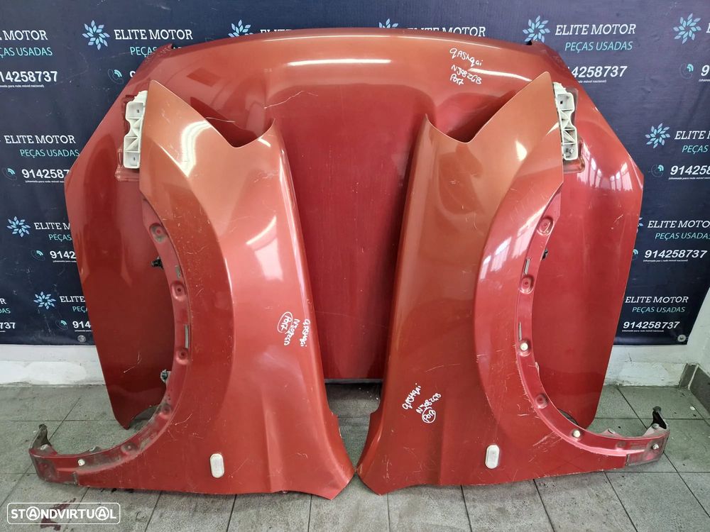 Frente completa usada NISSAN QASHQAI J10 DCI capot parachoques guardalamas oticas radiadores - 6
