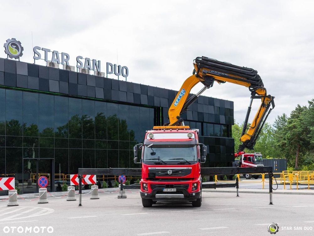 Volvo FMX 500 8x2 Effer 585 Fly Jib Wciągarka HDS Żuraw Crane - 13