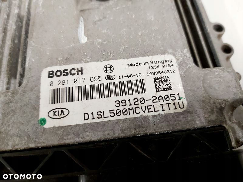 kia sportage 3 iii 1.7 komputer sterownik silnika ecu 391202-2a051 - 2