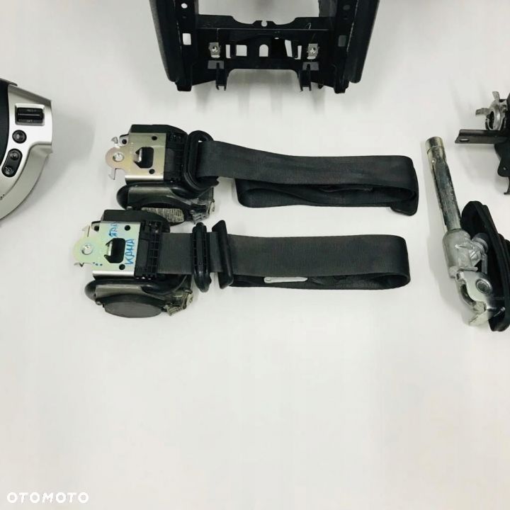 NISSAN QASHQAI I DESKA ROZDZIELCZA KONSOLA KOKPIT PULPIT PODUSZKI AIRBAG AIR BAG PASY KIT SET - 7