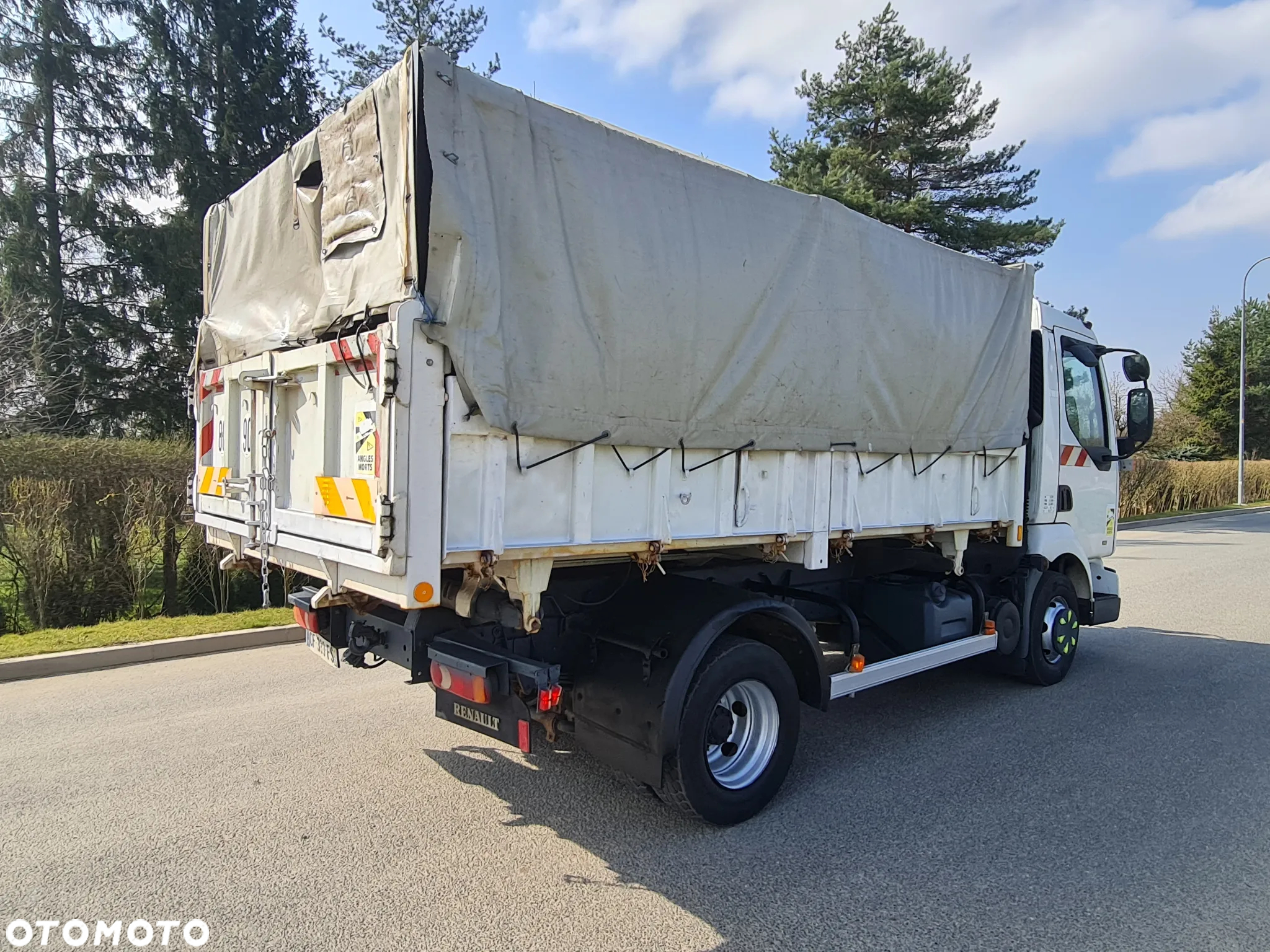 Renault Midlum Wywrotka 3 str Czołownica Specjalny Tylko 116 tys km Plandeka - 23