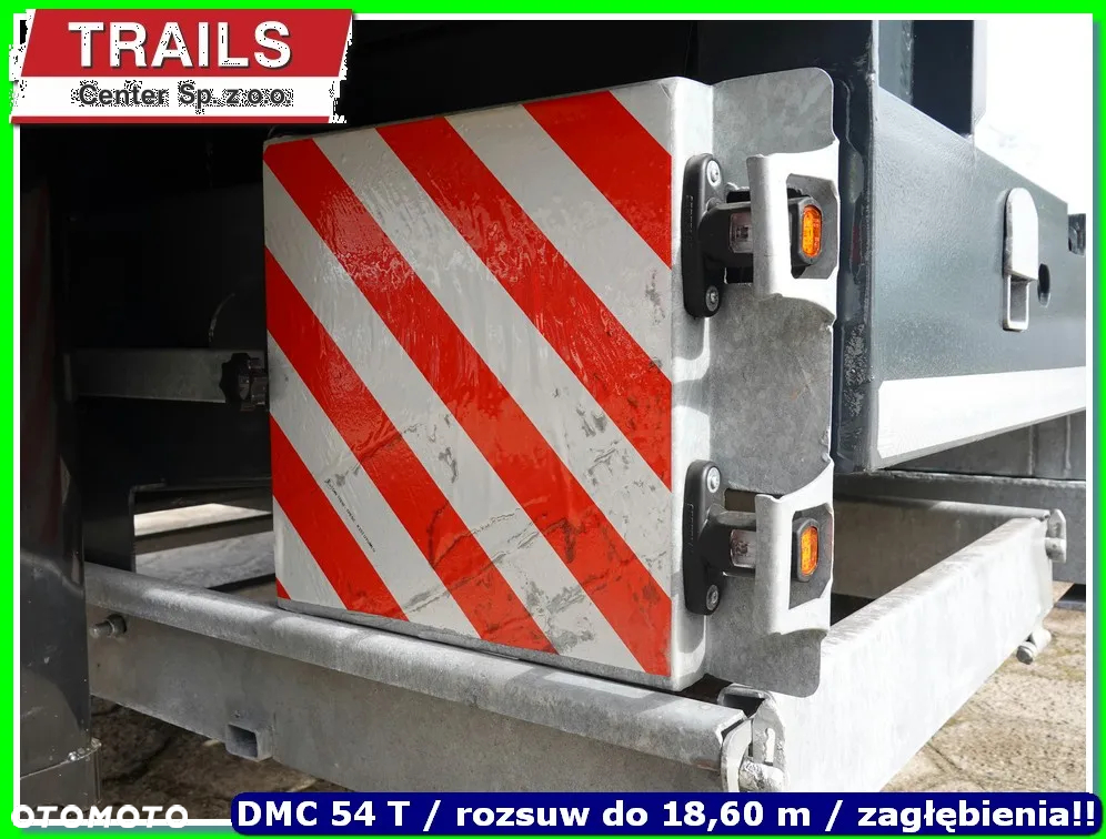 Mega Niskopodłoga dł. 9.50 m, 4 x załębienia na koła, ład. 43 T !!! - 15