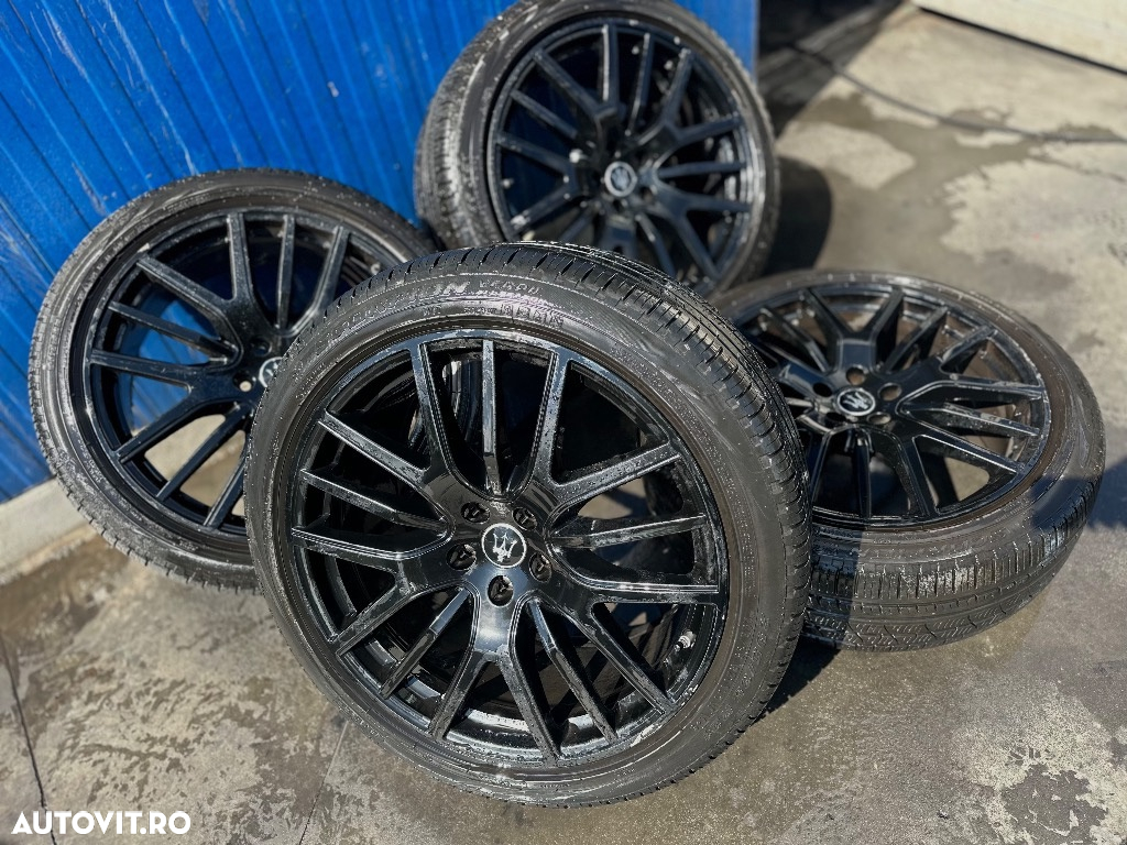Jante aliaj roti anvelope MASERATI LEVANTE 265/40 295/35 R21 all season M+S iarna vara 2017 2018 2019 2020 - 5