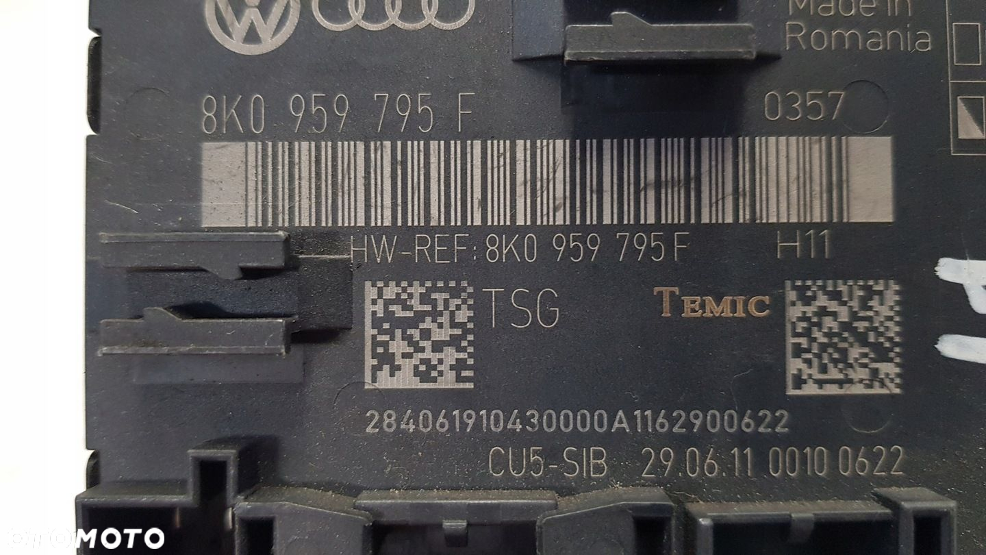 moduł drzwi Audi A4 B8 8K0959795F - 5