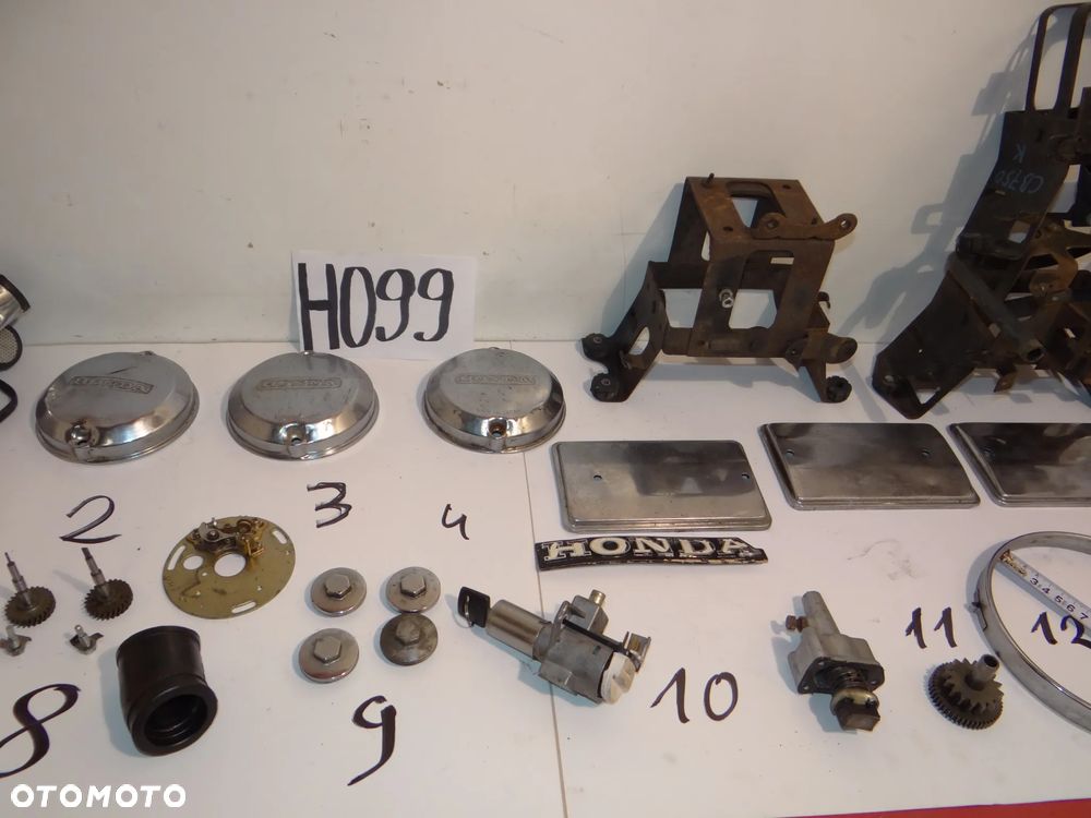 HONDA CB 750 FOUR 1969-1978 r. MOCOWANIE LAMPY POKRYWA STACYJKA INNE CZĘŚCI H099 - 3