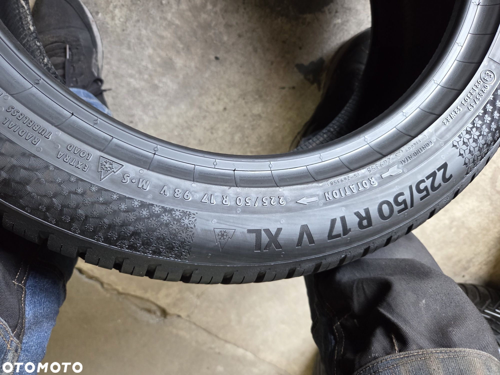 opony używane 225/50R17 Continental allseasoncontact 2 - 3