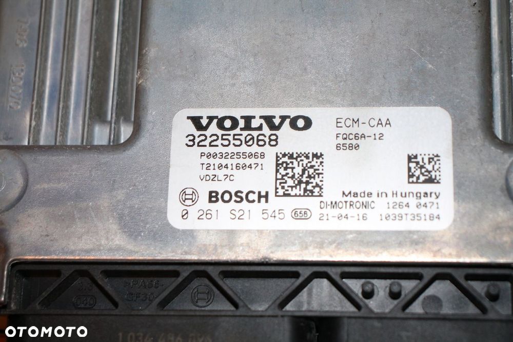 VOLVO XC40 KOMPUTER STEROWNIK SILNIKA 32255068 - 2