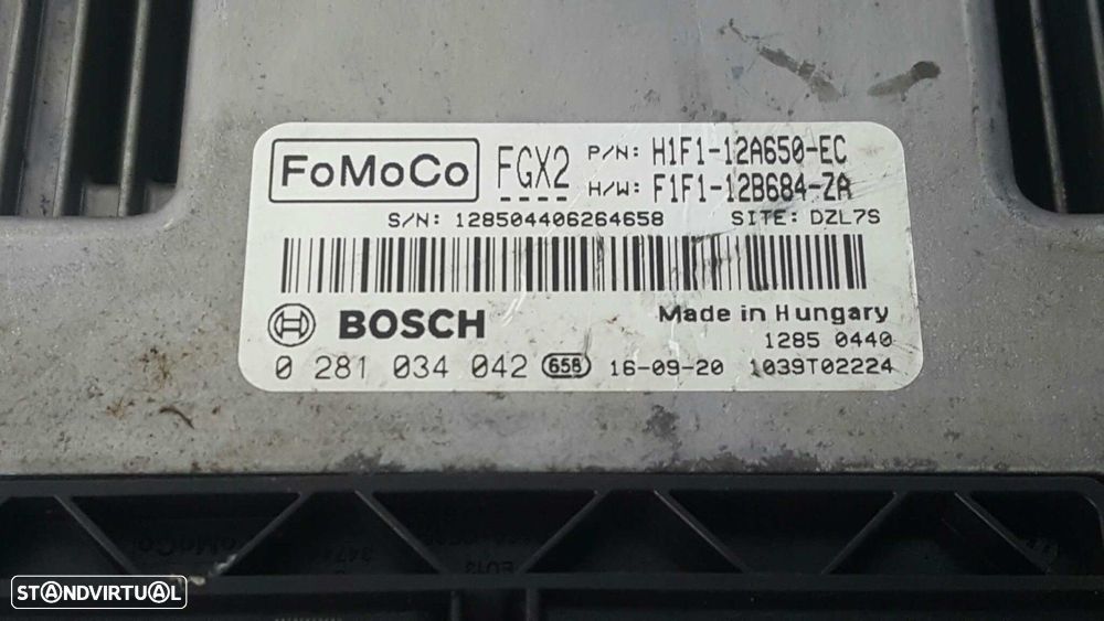 CENTRALINA DO MOTOR UCE FORD FOCUS LIM. ST-LINE - 4