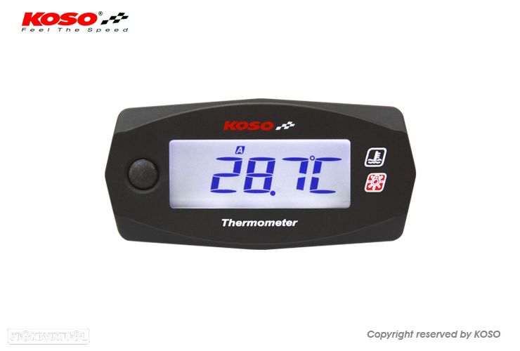 relógio de temperatura digital dual koso - 1