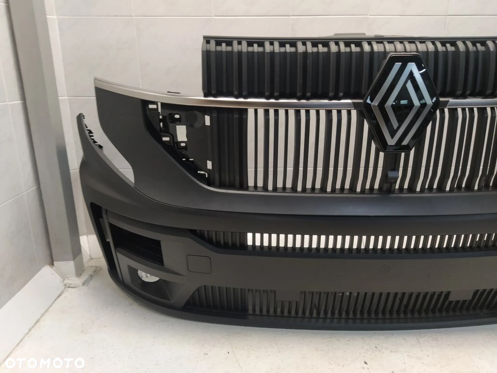 RENAULT MASTER IV V 24- ZDERZAK PRZÓD PRZEDNI GRILL ATRAPA CHŁODNICY LAMPY REFLEKTORY LEWA PRAWA 6xPDC HALOGENY KOMPLET NOWY ORYGINAŁ - 11