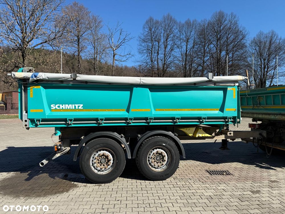Schmitz Cargobull ZKI 18 przyczepa wywrotka tandem, plandeka, TOP! - 10