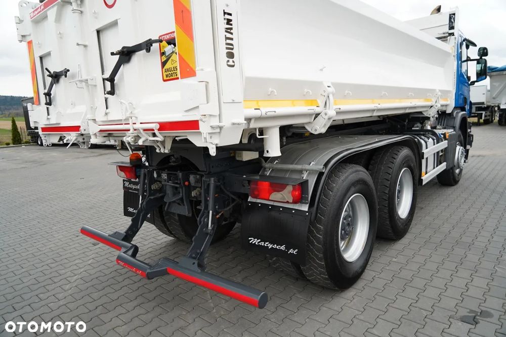 Scania P 410 / 6x4 / WYWROTKA 3-STRONNA / 2x HYDROBURTA / BOARDMATIC / AUTOMAT / EURO 6 - 21