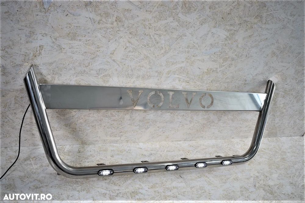 Bullbar grila, bara proiectoare cu 5 LED-uri incluse, Volvo FH4, Euro 6 - 6