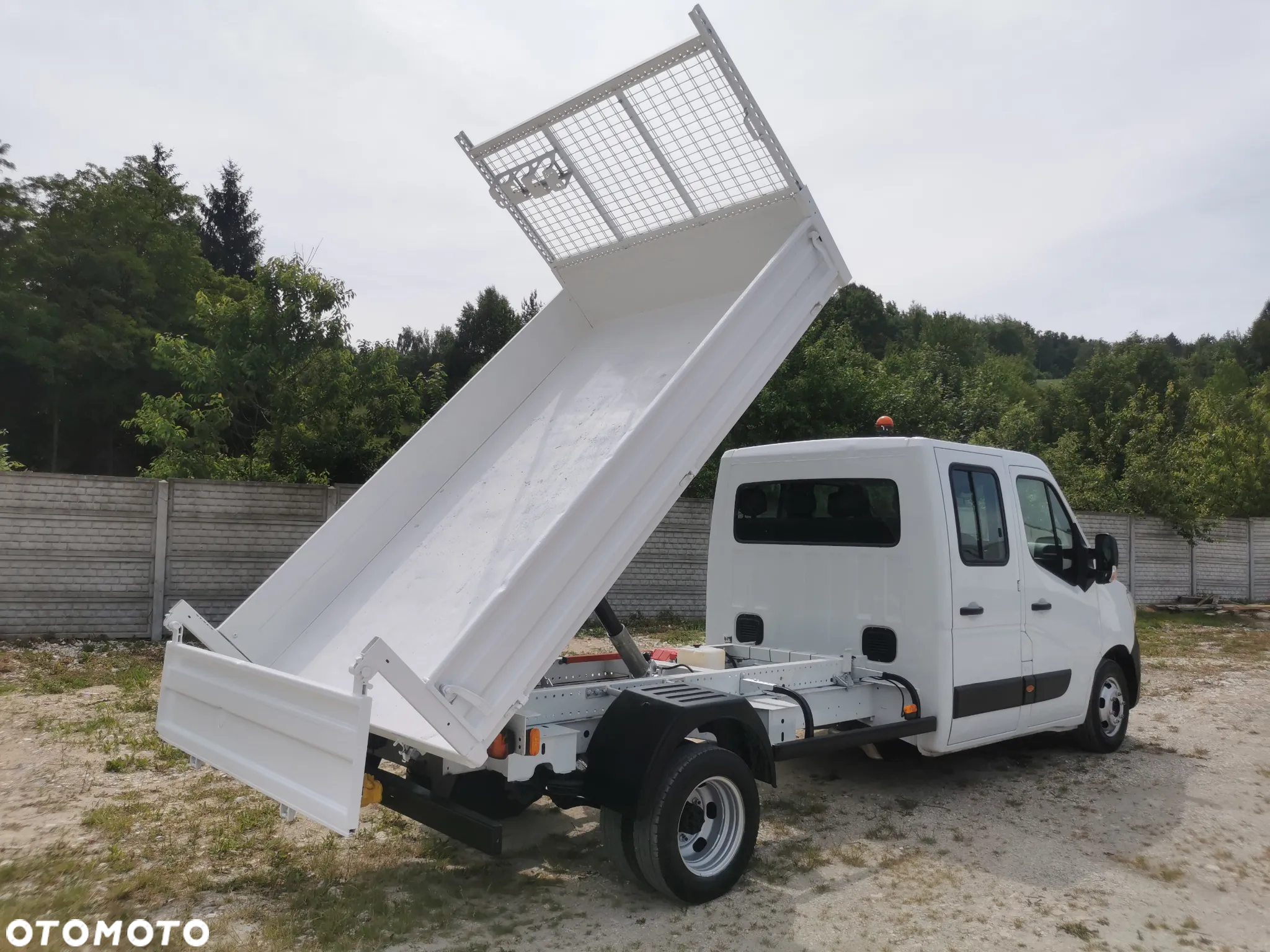 Renault Master 2.3dCi-130KM Brygadówka wywrotka 48.800km przebieg kiper doka Dubel klimatyzacja - 4