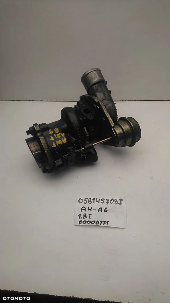 TURBOSPRĘŻARKA 1.8 T 150KM 163KM 170KM 180KM A4 B6 058145703J / 00000171 - 10