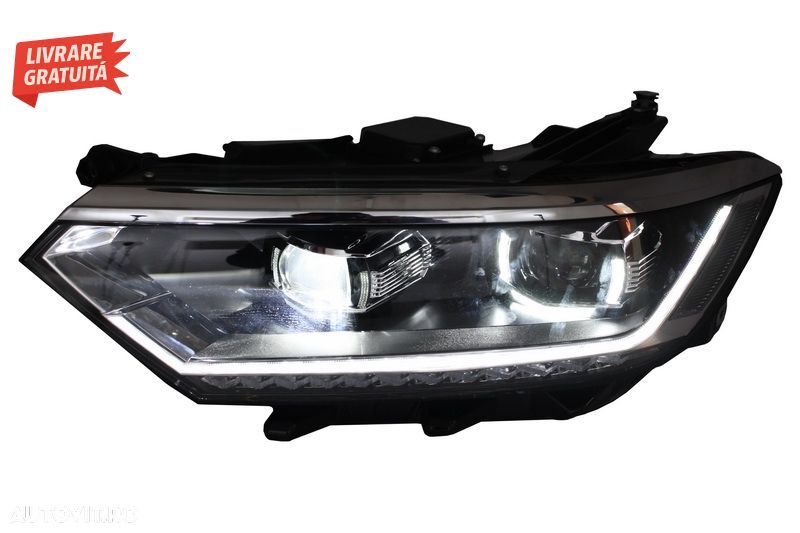 Faruri Full LED Dinamic VW Passat B8 3G (2014-2019) Matrix Look- livrare gratuita - 6