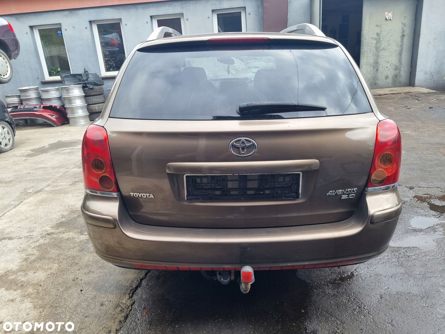 TOYOTA AVENSIS II T25 03-06 2005 r. KOMBI 4Q9 KLAPA TYLNA BAGAŻNIKA - 1