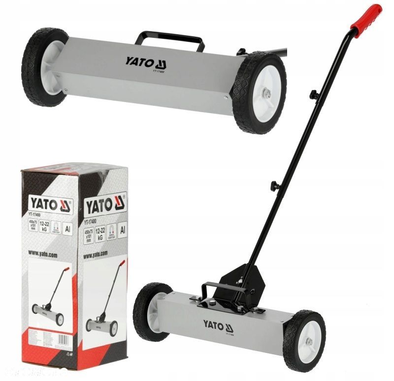 YATO MIOTŁA MAGNETYCZNATELESKOPOWA 76-113CM ZAMIATARKA OPIŁKÓW 45CM YT17400 - 9