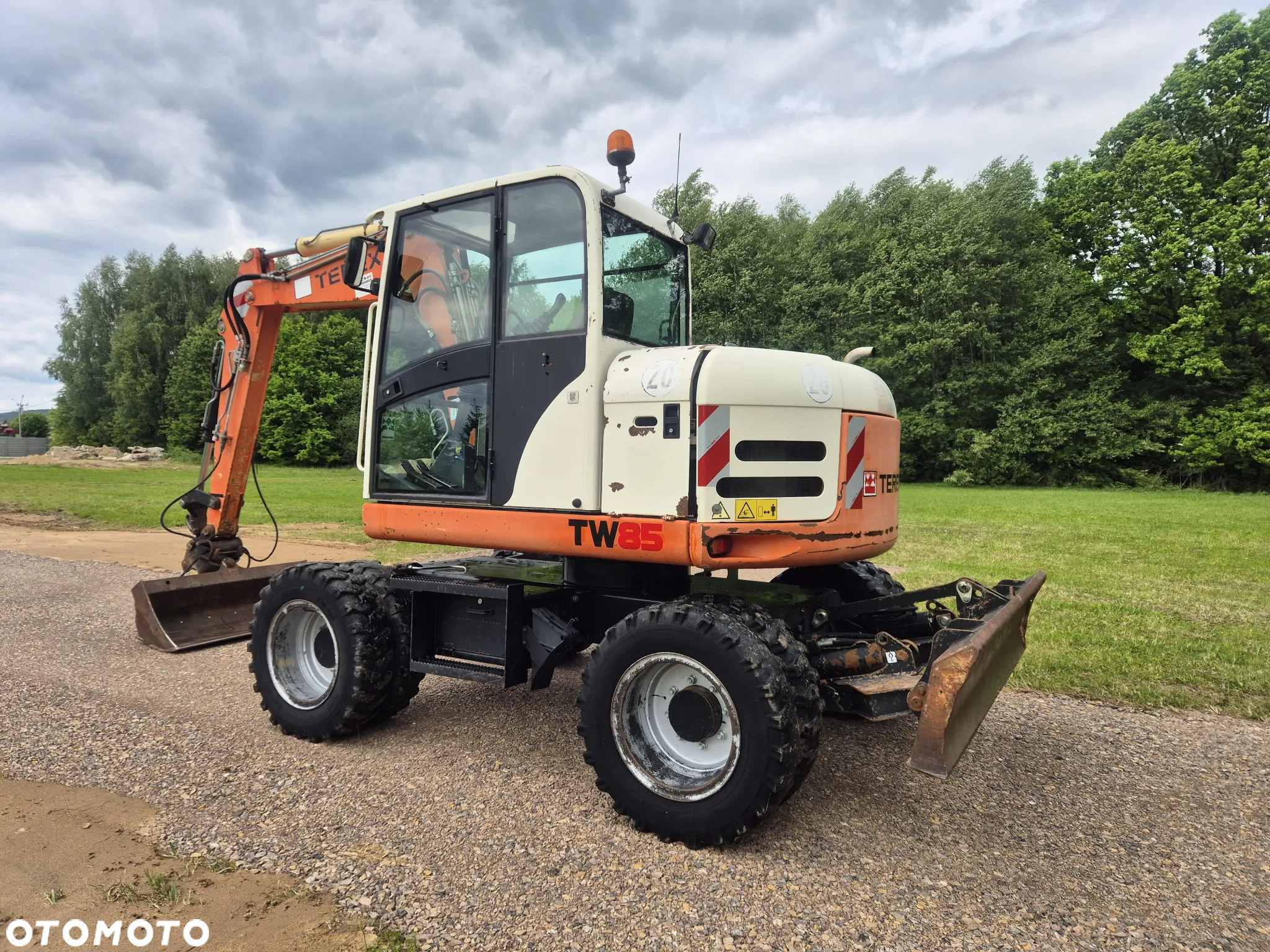 Terex TW85 5500 mth Sprowadzona  Szybkozłącze Koparka Kołowa Łyżka Hydrauliczna - 4