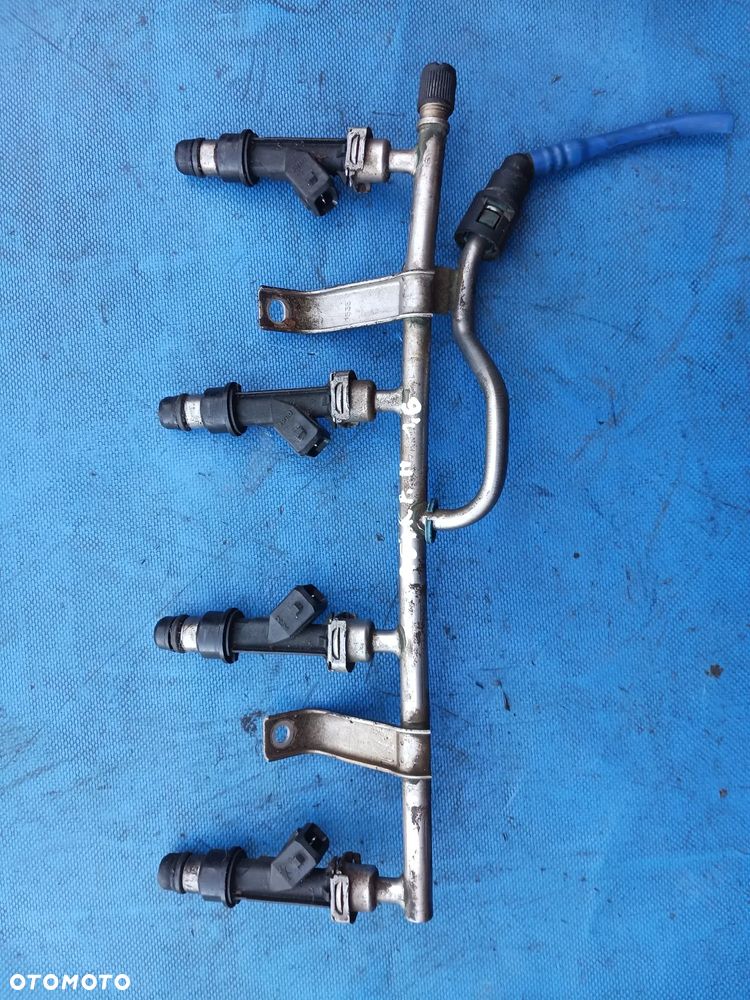 OPEL ASTRA H MERIVA A ZAFIRA B 1.6 Z16XEP wtryski 25343299 listwa wtryskowa - 1