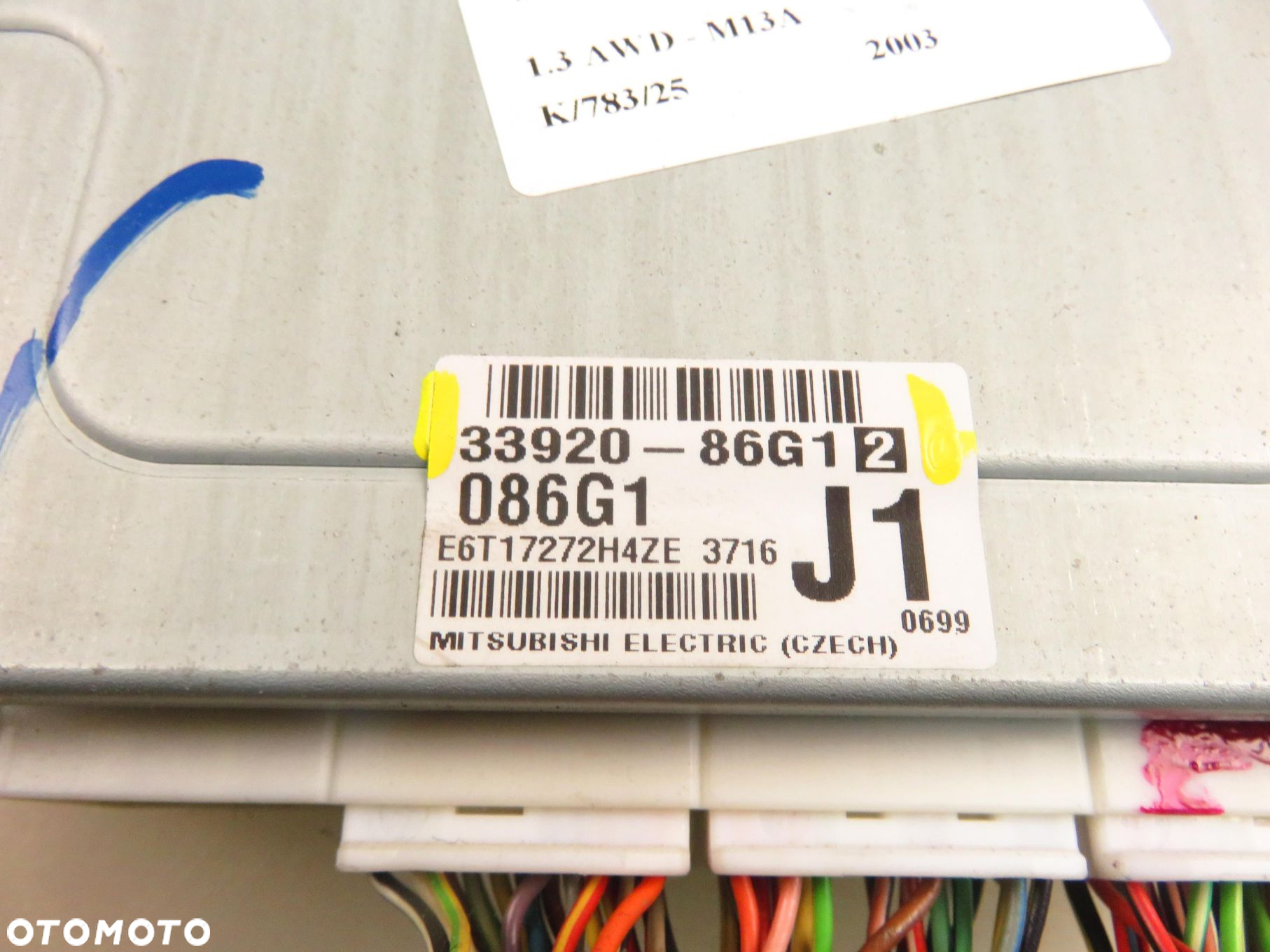 STEROWNIK SUBARU JUSTY III (G3X) 1.3 AWD 94 - M13A 3392086G12 - 9