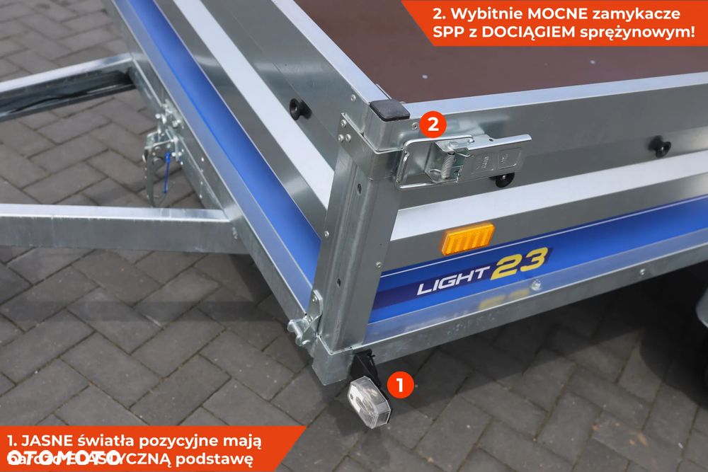 Inny VESTA Light 25 252x135x38cm SPAWANA przyczepka z kiprem Super mocna NOWA Raty - 4