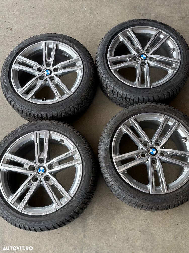 Vând jante originale BMW seria 1 F40 pe 17” cu anvelope de iarnă - 1