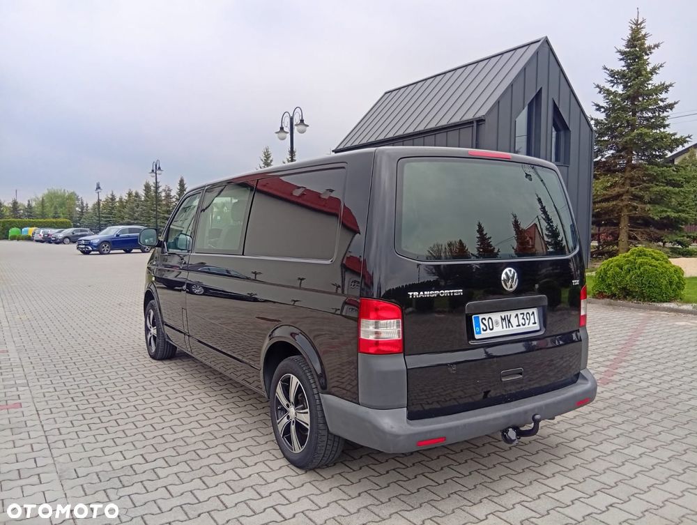 Volkswagen TRANSPORTER T5 LIFT L2H1 Long Klima Elektryka Navi Dubel Kabina Brygadówka - 7