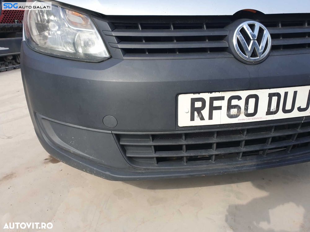 Bara Spoiler Fata Completa cu Grila Sigla si Emblema Volkswagen Caddy 2010 - 2015 [C4847] - 5