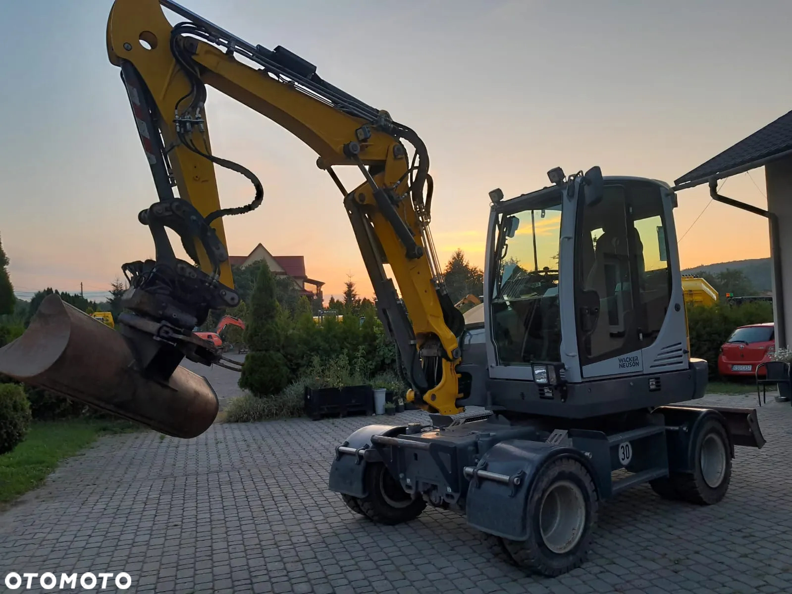 Wacker Neuson EW65 2018r 3062mtg. głowica obrotowa ze szczypcami, KLIMA - 9