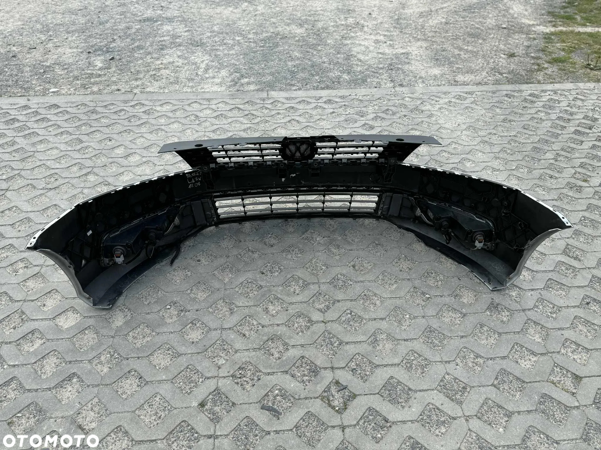 Vw Passat B7 Zderzak Przód Przedni Kompletny Halogeny LA7W Grill 10-14 - 12