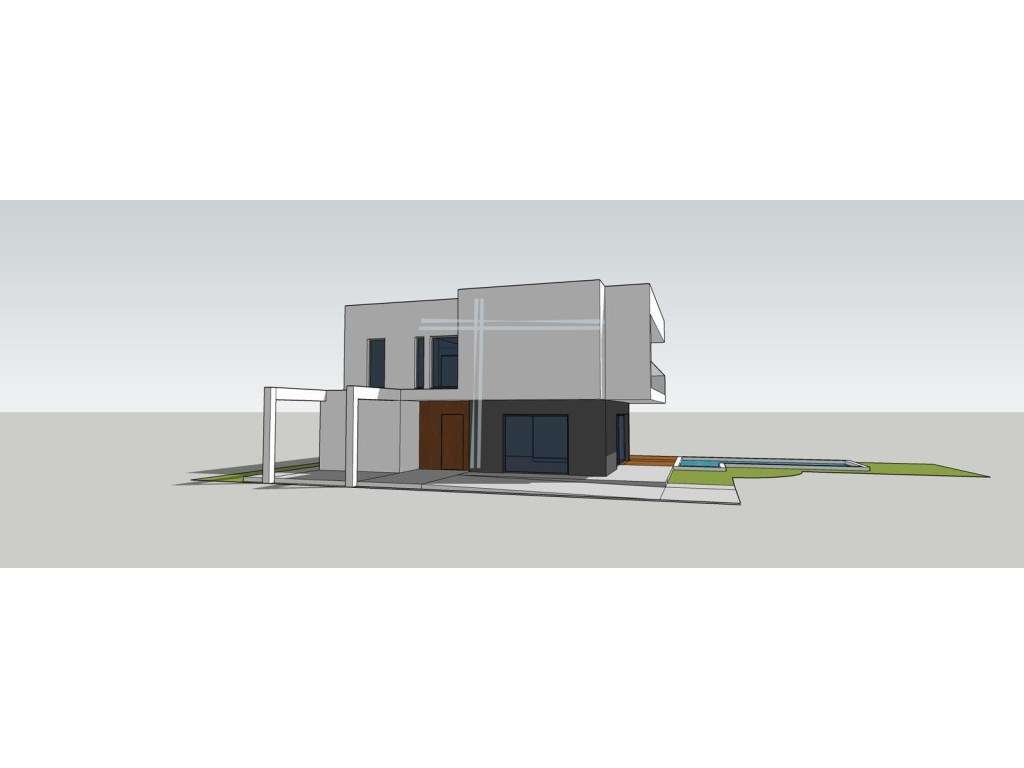 Moradia isolada T4, arquitetura contemporânea com piscina - Aroeira - Grande imagem: 3/12