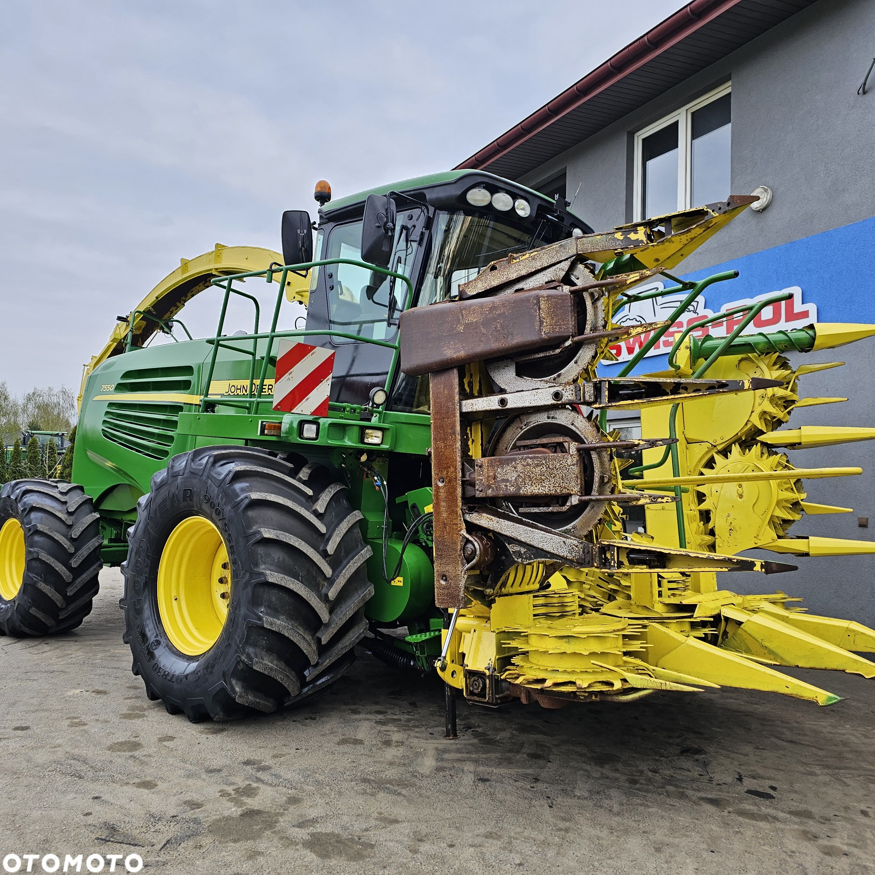 John Deere 7550 Sieczkarnia do Kukurydzy 4x4 do Trawy 7450  pro 7780 jd 7580 JOHN 7480 Jaguar 870 Profi - 1