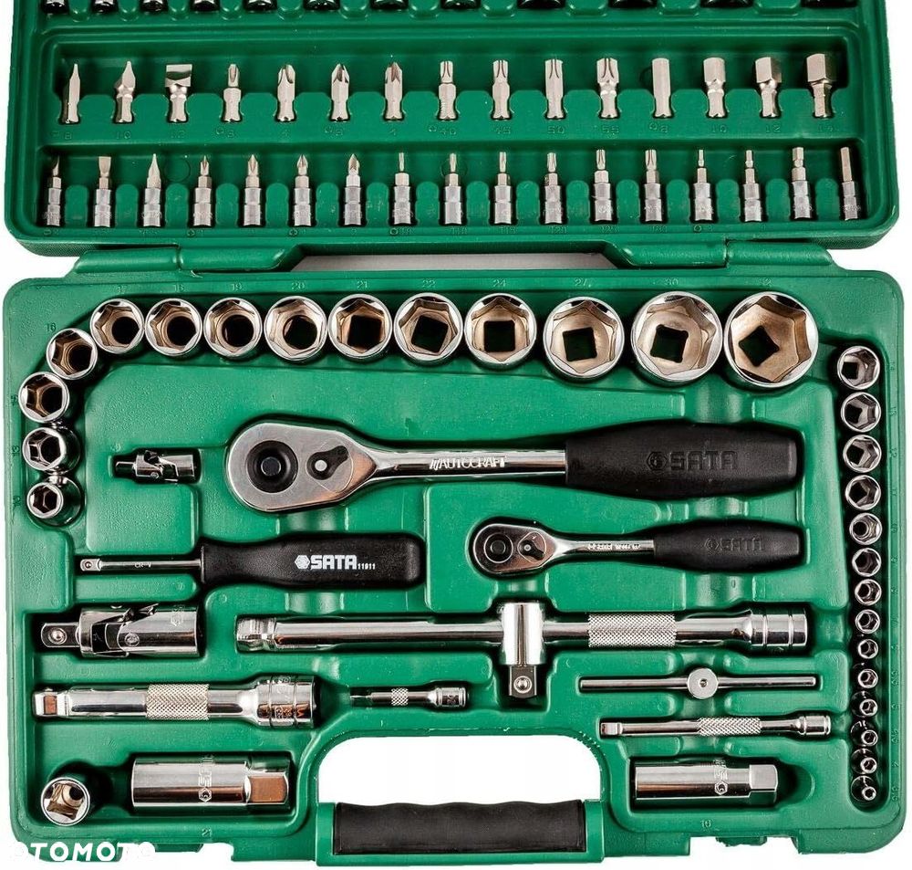 SATA ST09013SJ ZESTAW 88 KLUCZY KLUCZE NASADOWYCH 1/4" 1/2" METRYCZNE - 4
